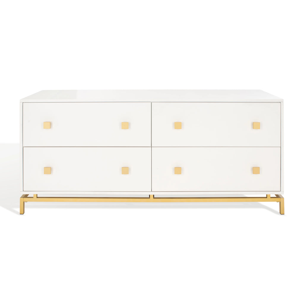 White 4-Drawer Dresser N89877