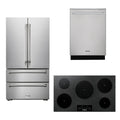 36 Induction Cooktop, Refrigerator, Dishwasher I891