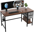 47x22 Desk with Drawers and Storage Shelves Q975
