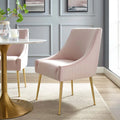 Pink Upholstered Velvet Dining Chair A214087