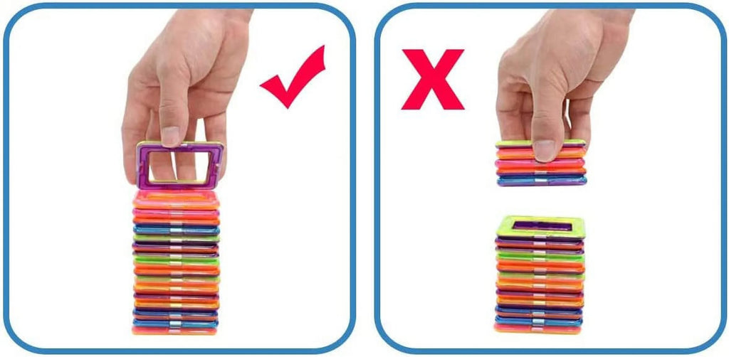 100 PCS Magnetic Tiles Building Blocks Set P5725