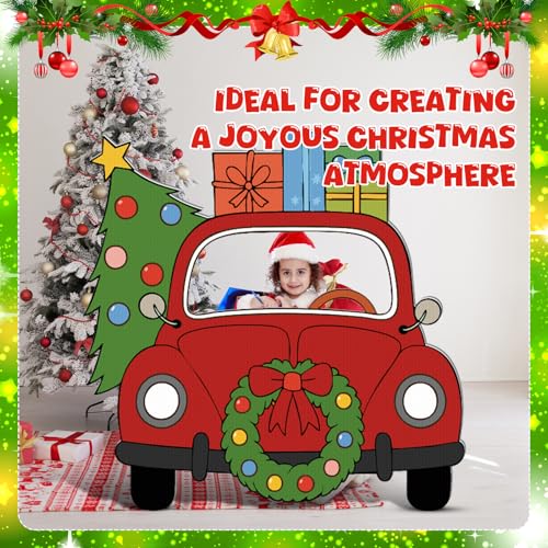 Christmas Truck Cardboard Cutout Stand Up 37 x 40 Inches H943