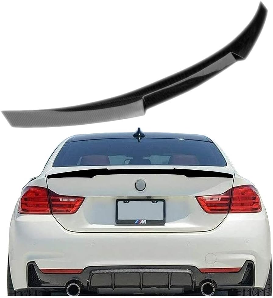 Rear Trunk Spoiler Wing with Carbon Fiber Pattern C850