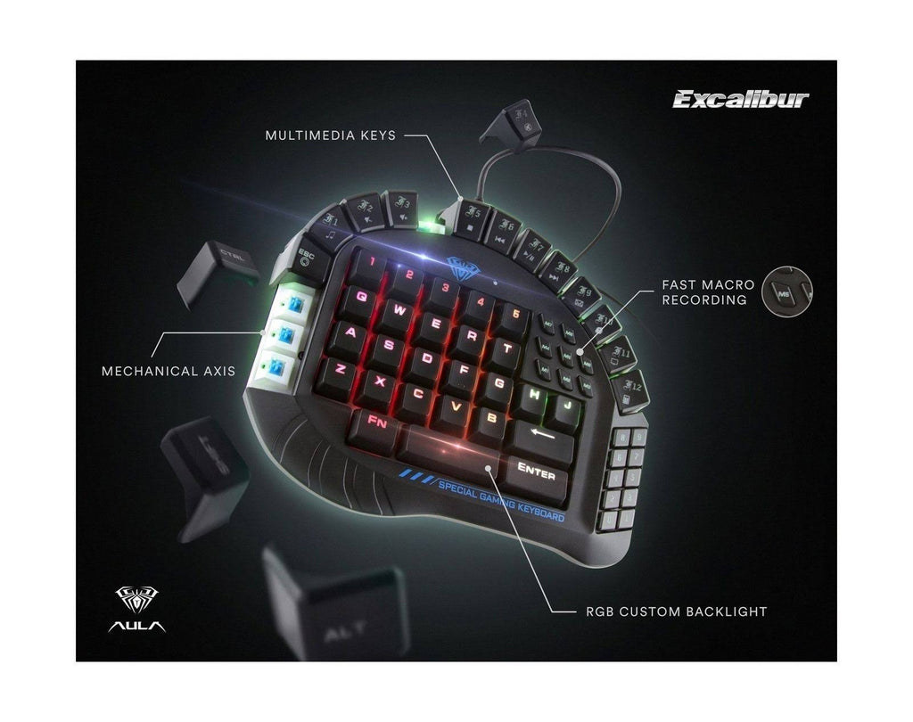 One-Hand Gaming Keyboard Mechanical Q676454