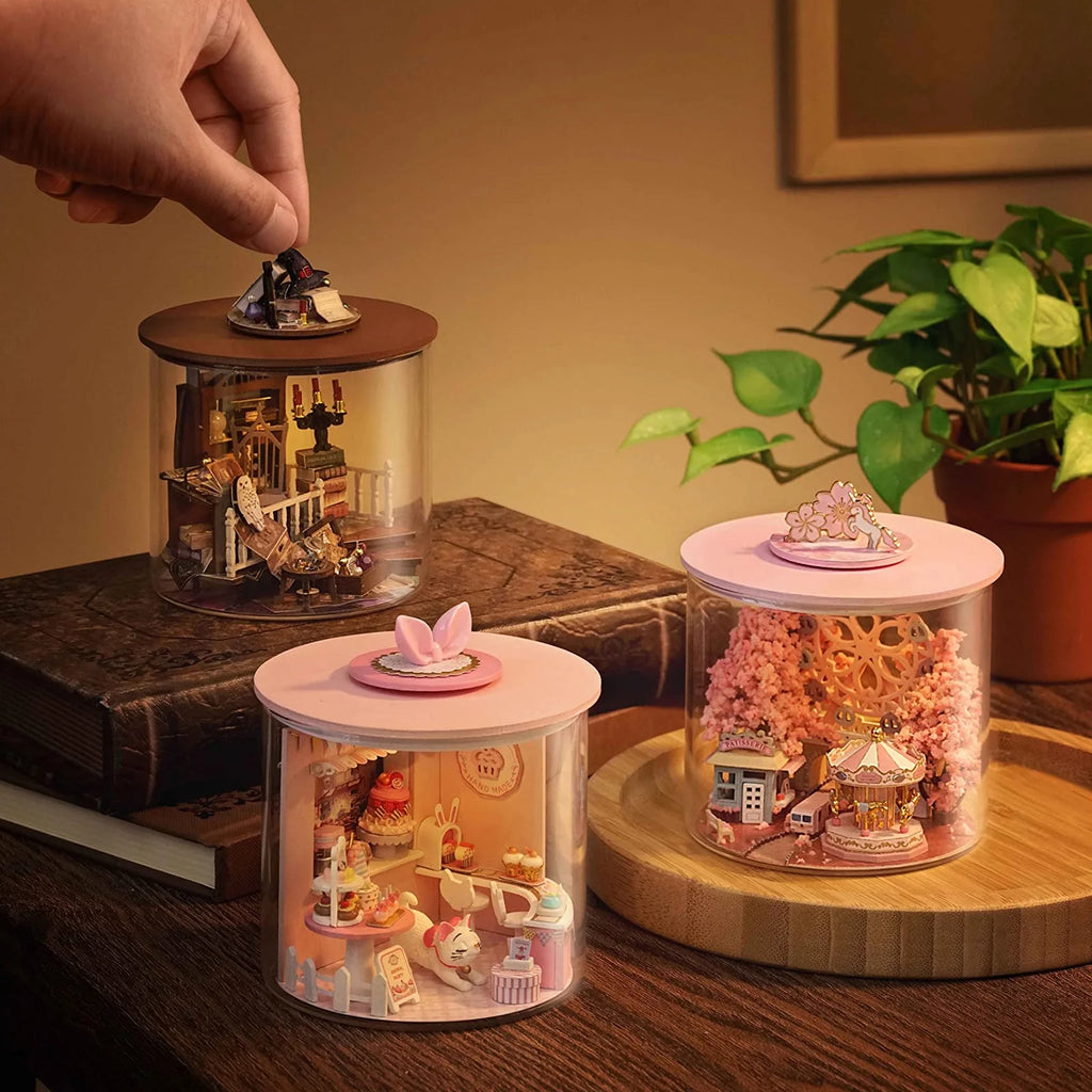 Witch's Room Miniature Dollhouse Kit with LED G21231