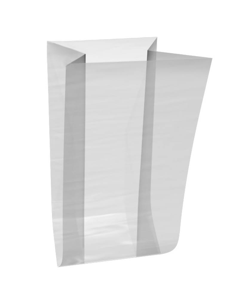 Gusseted Poly Bags 24x22 x 12x22 x 36x22 1.5 Mil 250/Case V966872