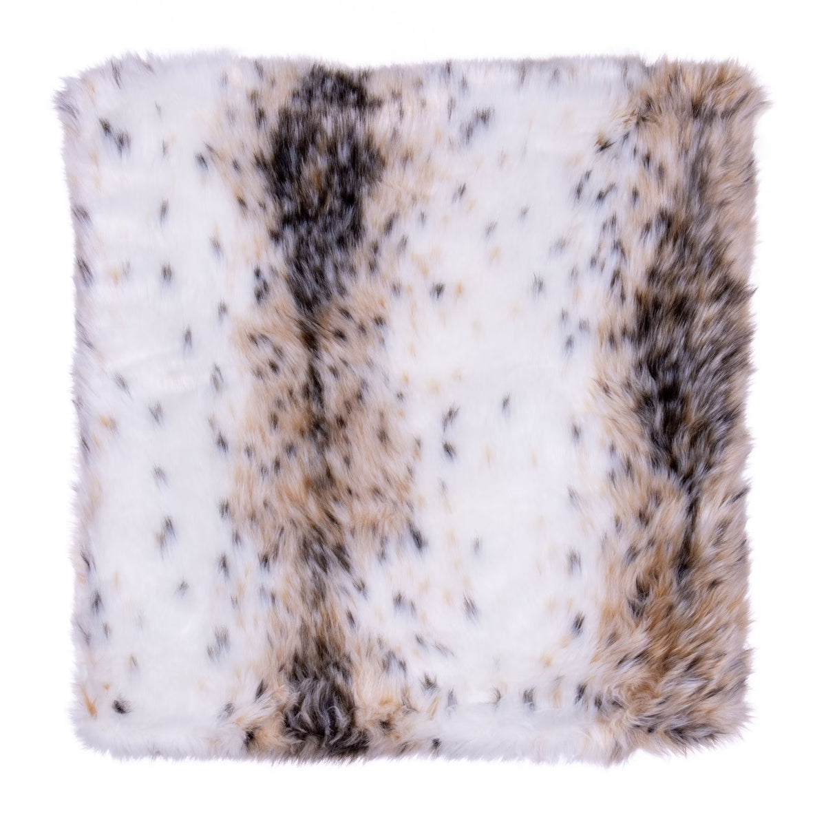18" x 18" Faux Fur Pillow with Zipper Closure J389
