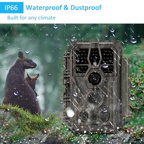 4K 64MP Trail Camera with Night Vision Z9884