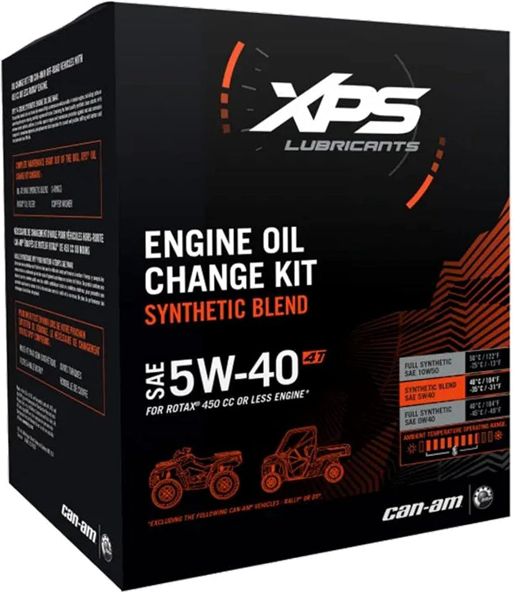 Can-Am Off-Road 4T 5W-40 Synthetic Blend Oil Change Kit Pack of 2 X3737