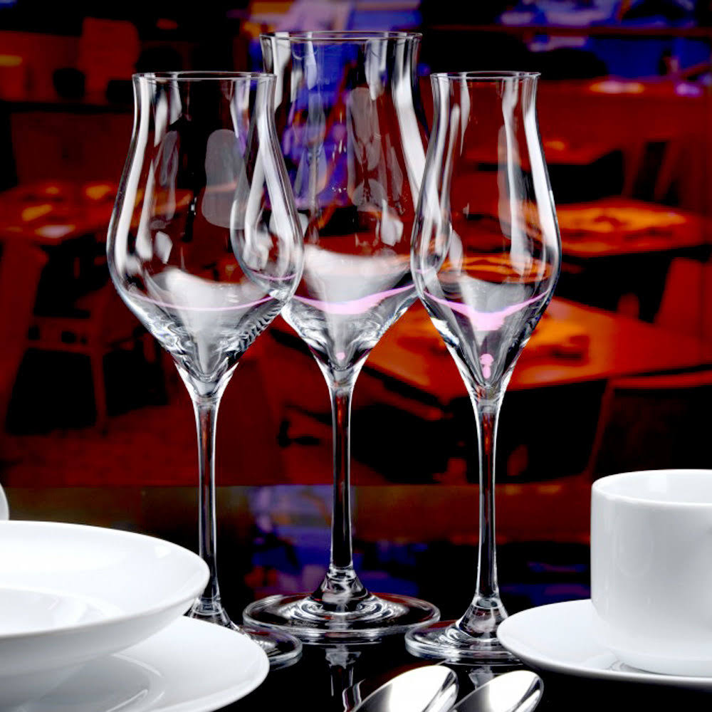 Assorted 7.75 oz. Flute Glass - 6/Pack J762938