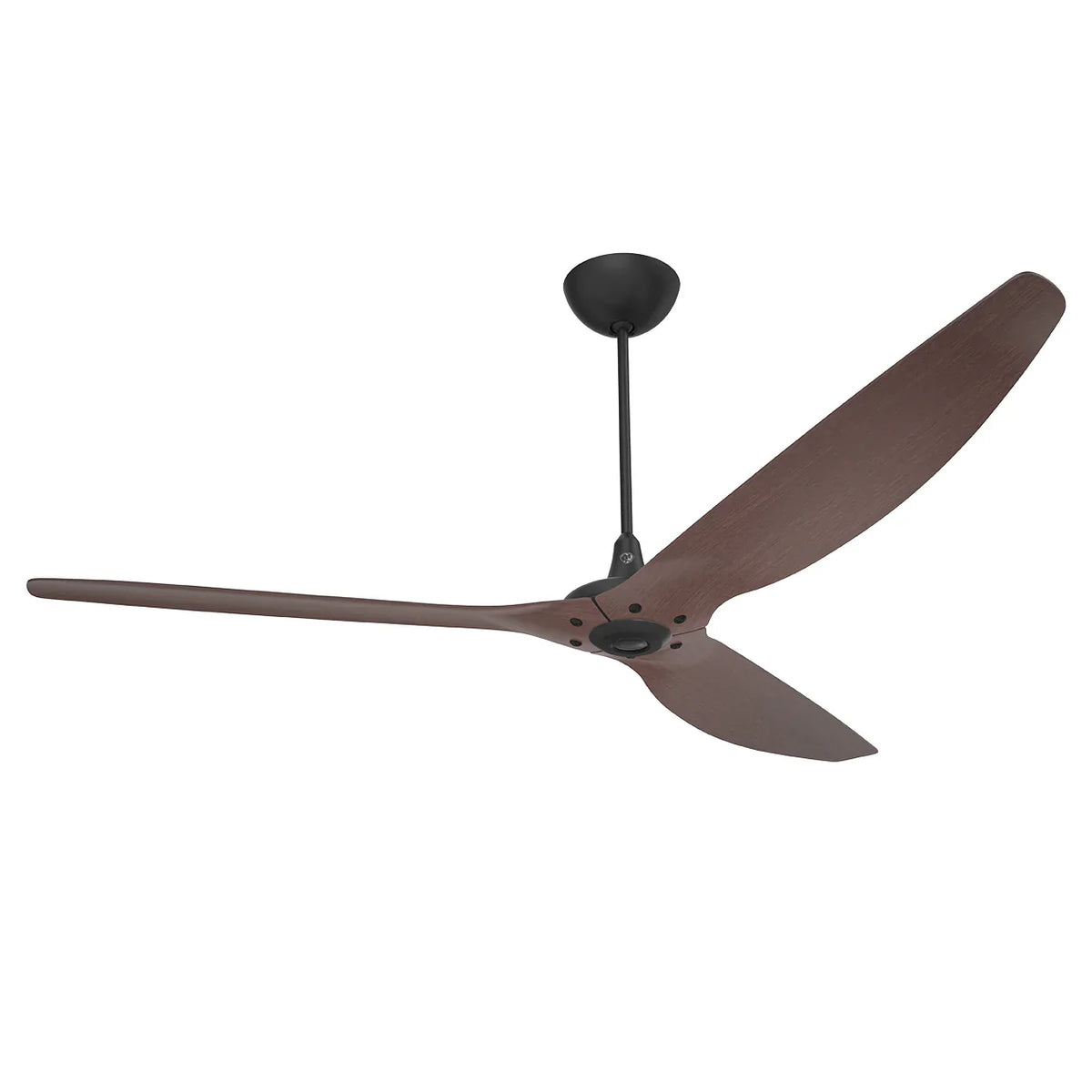 84 Ceiling Fan with Cocoa Bamboo Blades and Satin Nickel Finish R2777