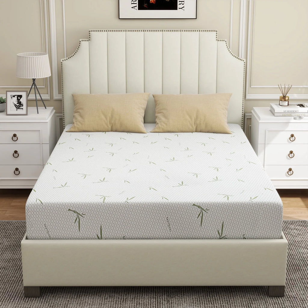 Twin Size Memory Foam Mattress with Cover C1445