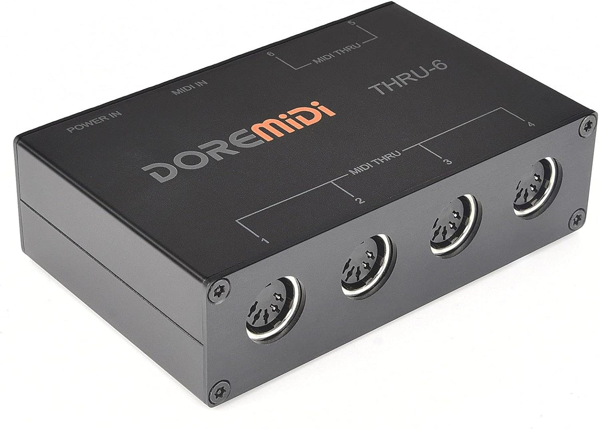 USB MIDI Interface 1-in 6-out MIDI Thru Box L55790