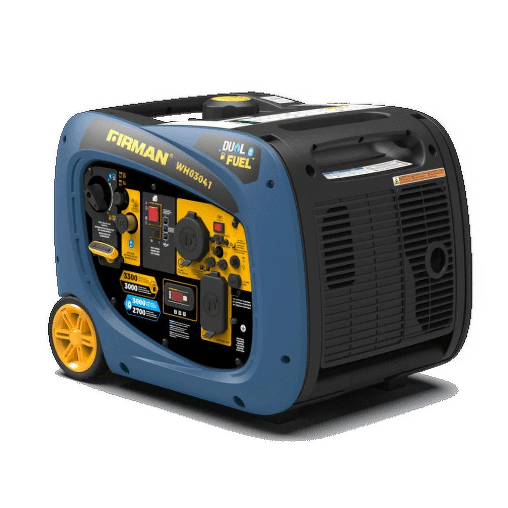 Dual Fuel Inverter Portable Generator 3300/3000W Recoil Start B68439