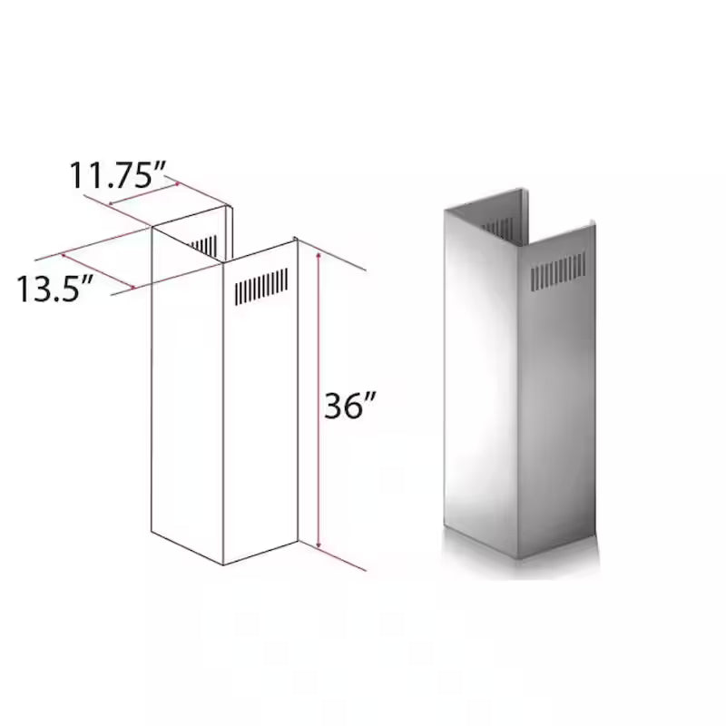 Adjustable 1-Piece Chimney Extension Kit U366344