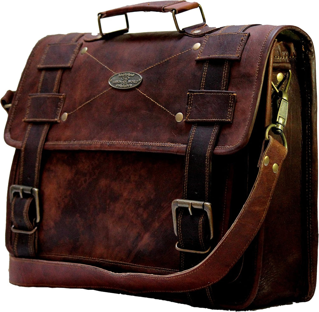 Brown Leather Laptop Bag M415661