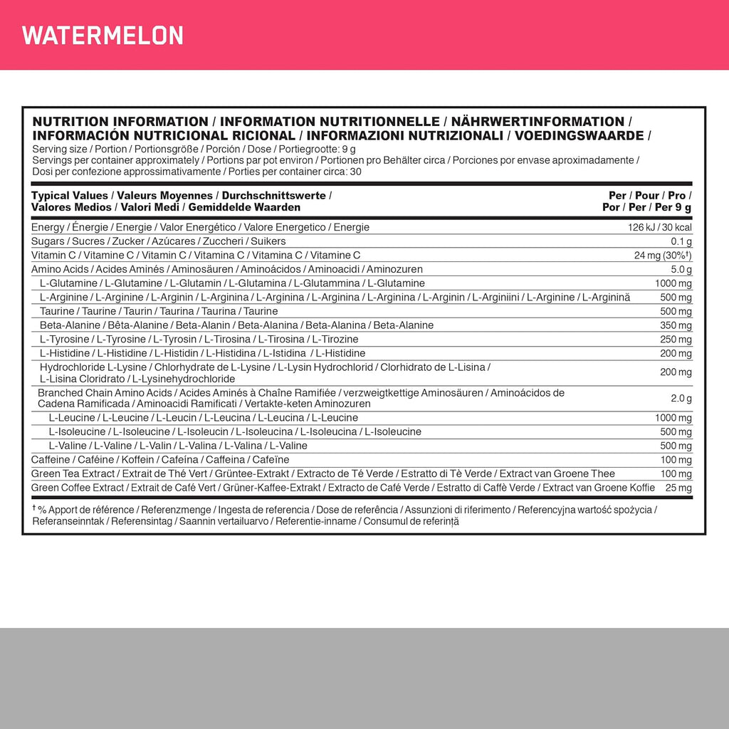 Watermelon Amino Energy 270g (30 Servings) X2386