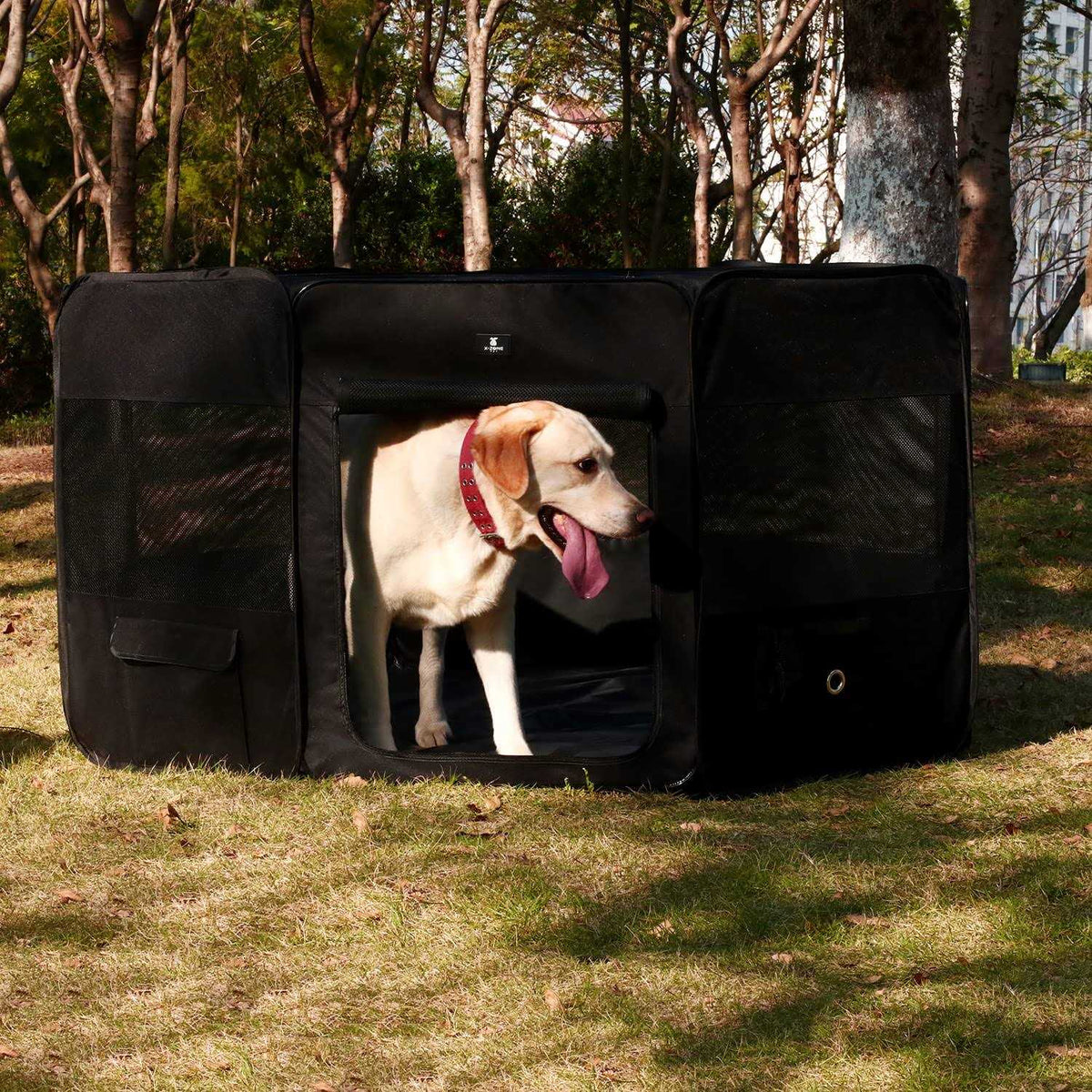Portable Foldable Pet Playpen 600D Oxford Cloth Y389