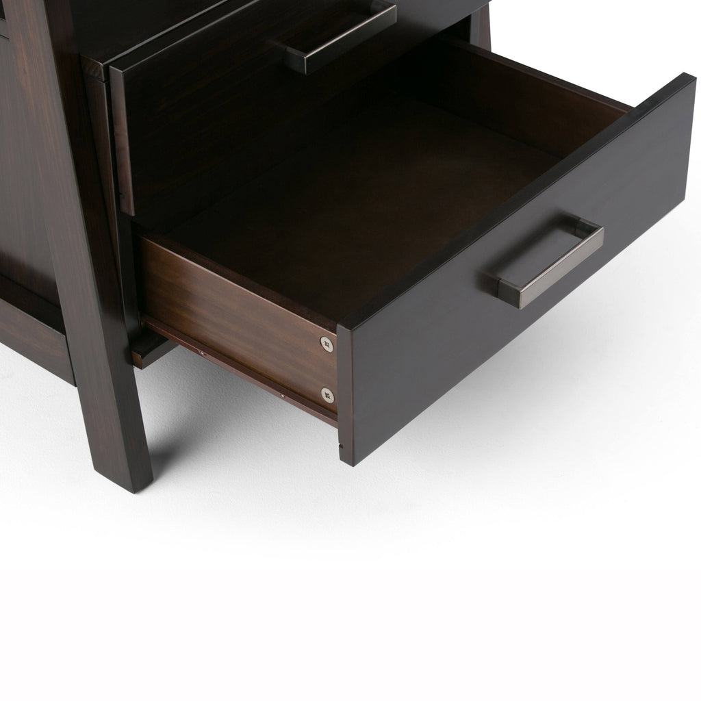 Solid Wood Ladder Shelf with Storage Distressed Gray Y940584