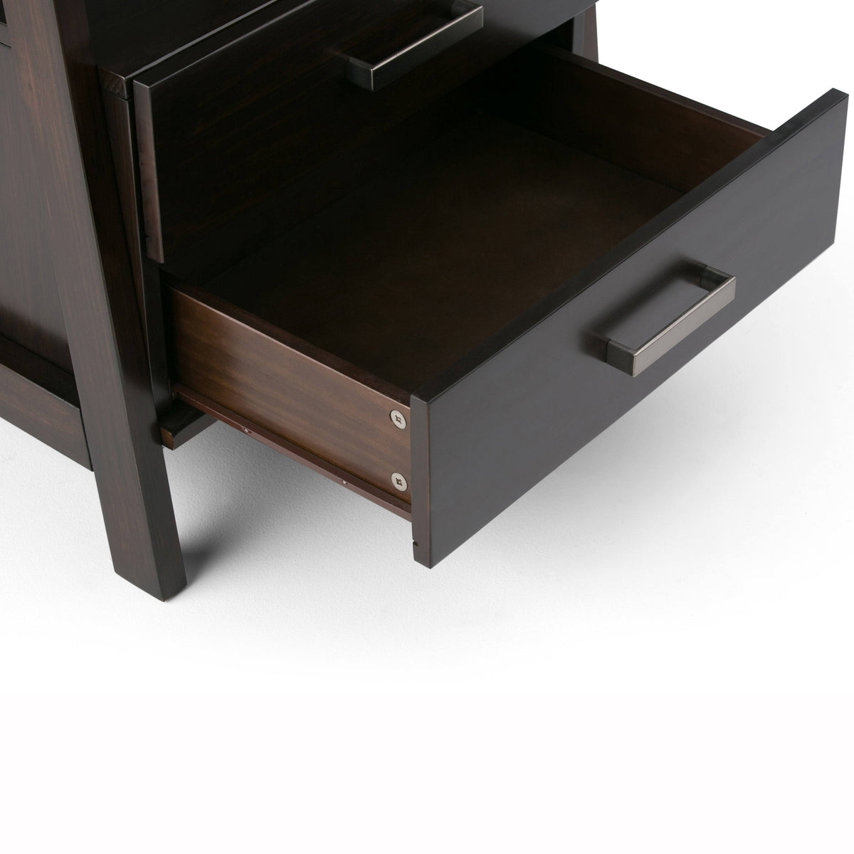 Solid Wood Ladder Shelf with Storage Distressed Gray Y940584