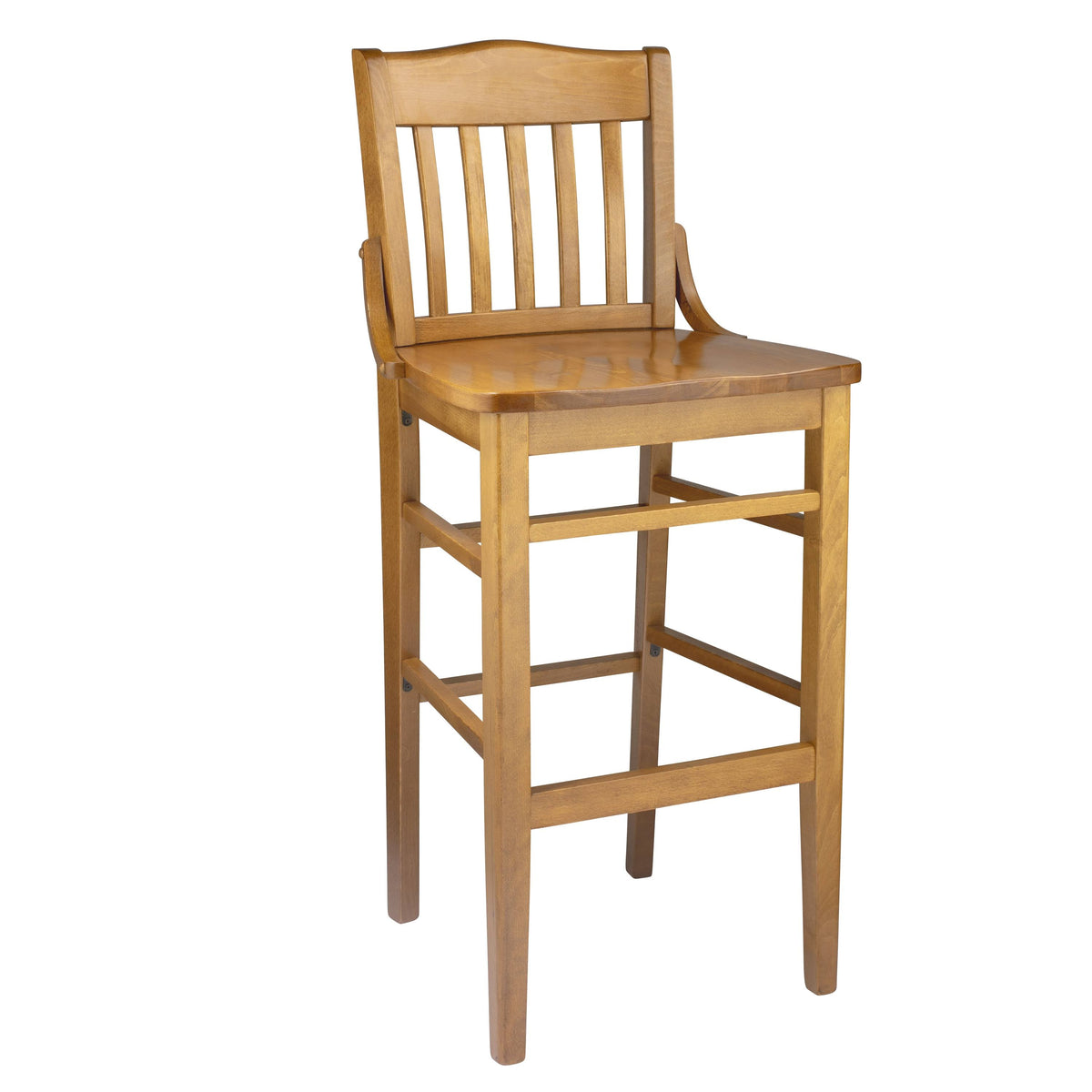 Black Wooden Bar Stool D6944
