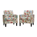 Pink Set of 2 Track Arm Chairs G7902