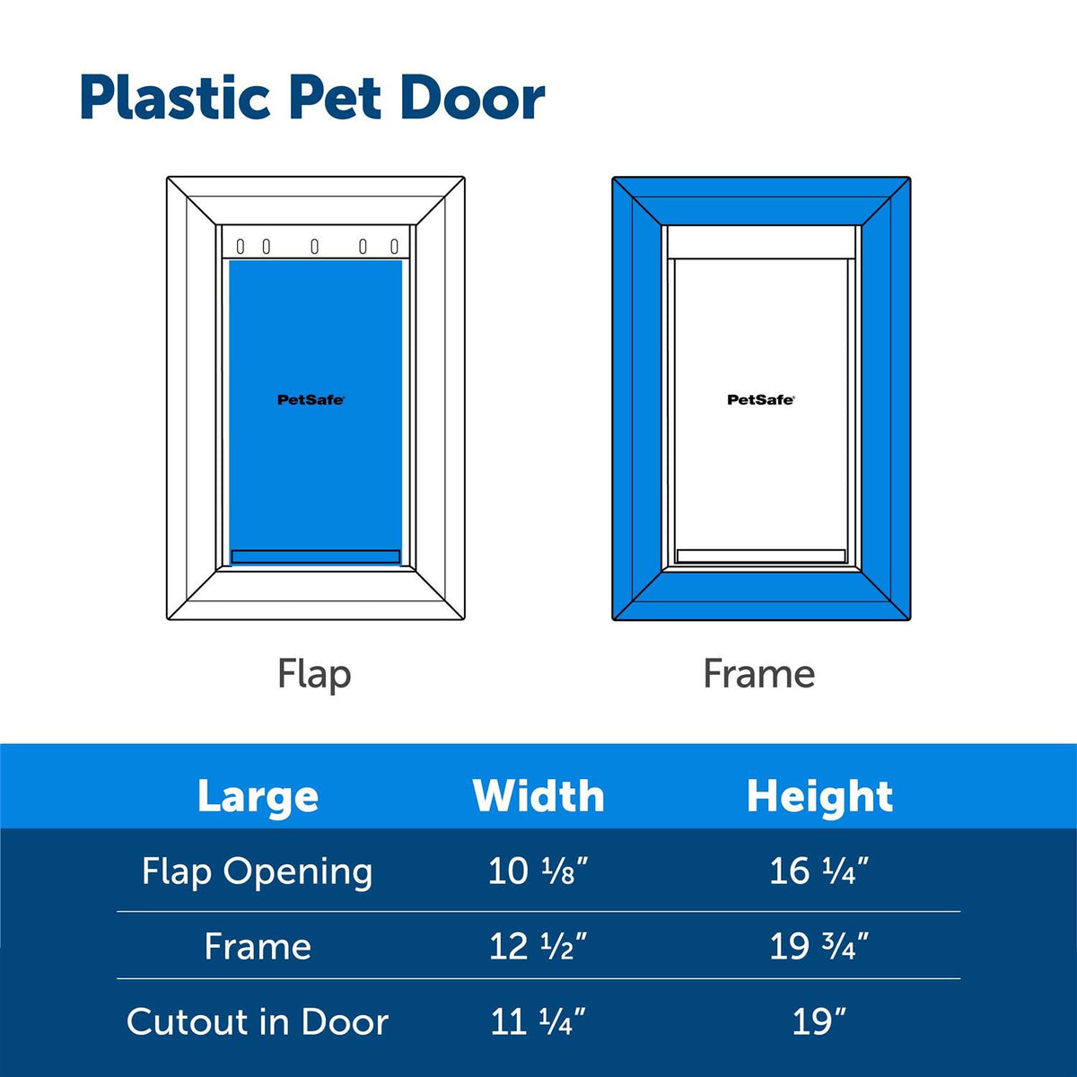 Plastic Pet Door X80152