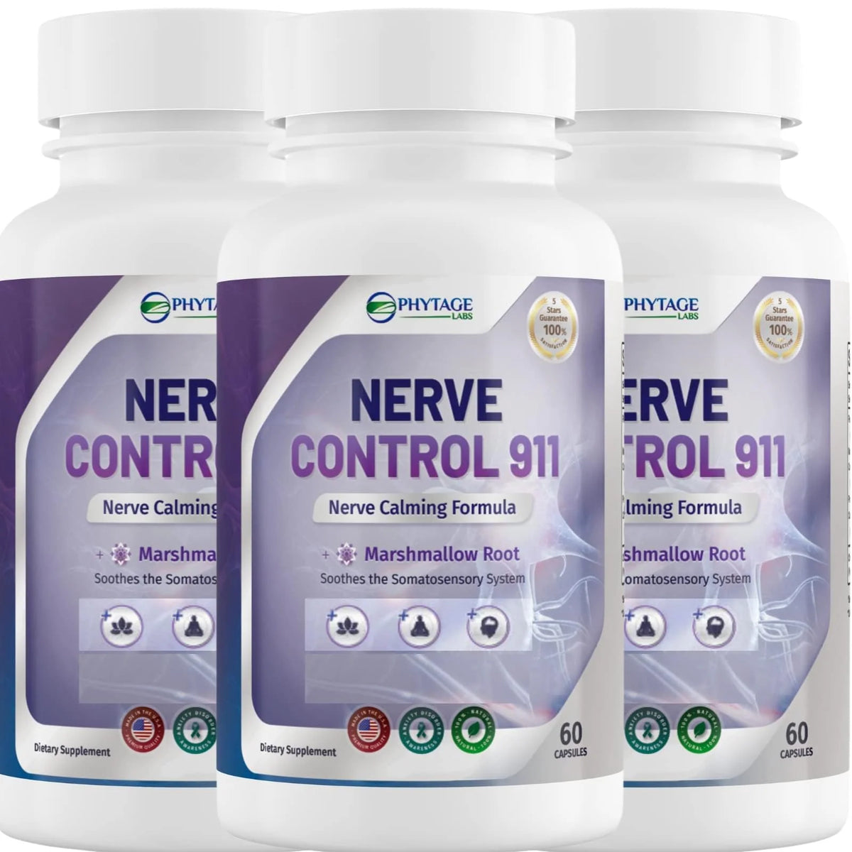 Plant Based Nerve Health Supplement 3 Pack R75039