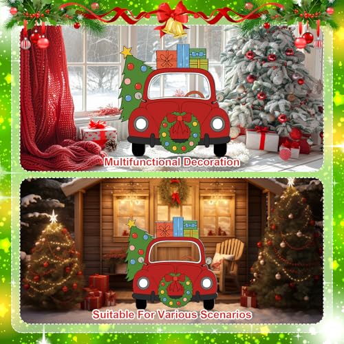 Christmas Truck Cardboard Cutout Stand Up 37 x 40 Inches H943