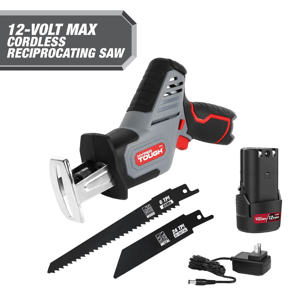 12V Max Lithium-Ion Compact Reciprocating Saw with Battery and Charger B642179