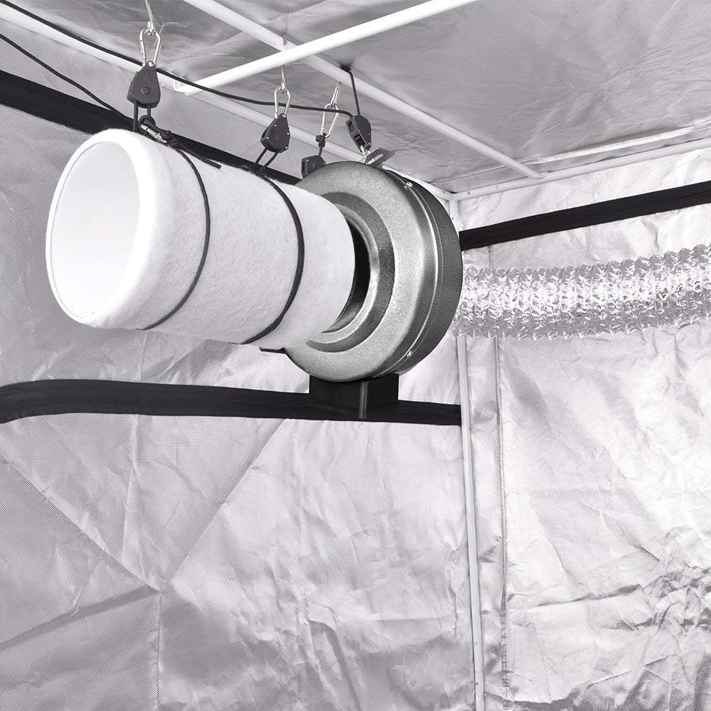 4 Inch Carbon Filter & Inline Combo Fan with Pre-Filter J9990