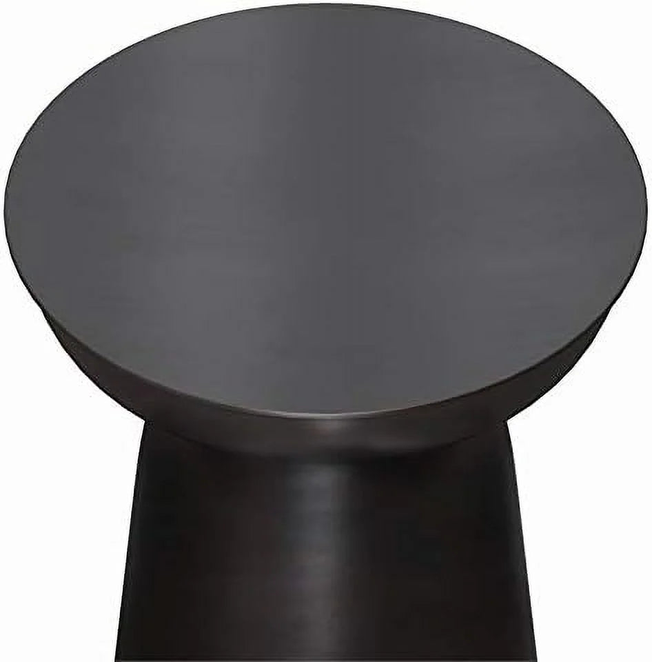 Antique Copper Metal End Table A380