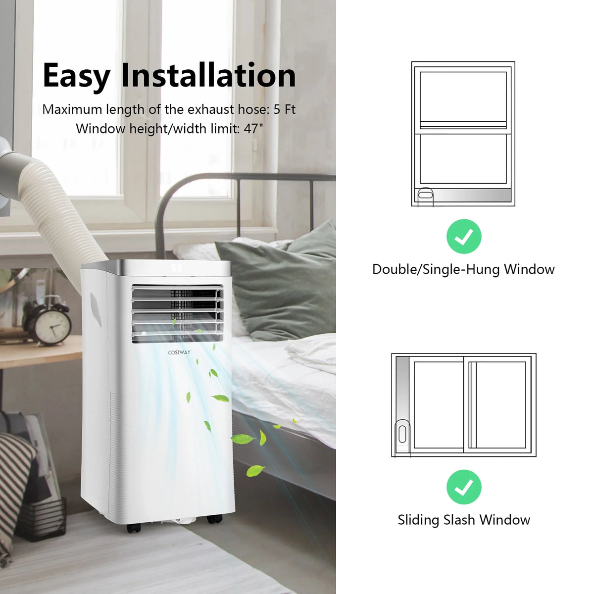 5000 BTU Portable Air Conditioner R6933