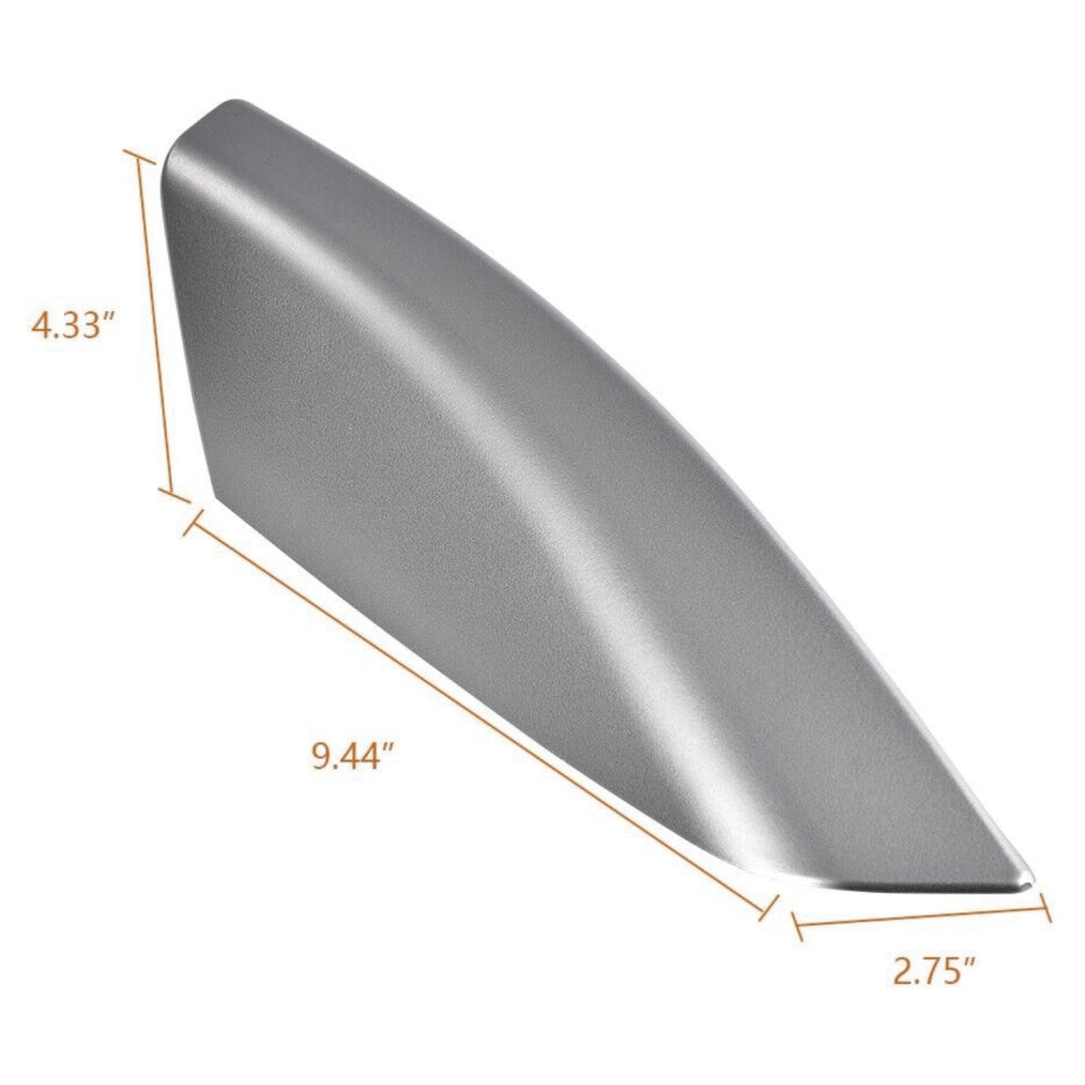 SILVER ROOF RAILS RACK END COVER W1012