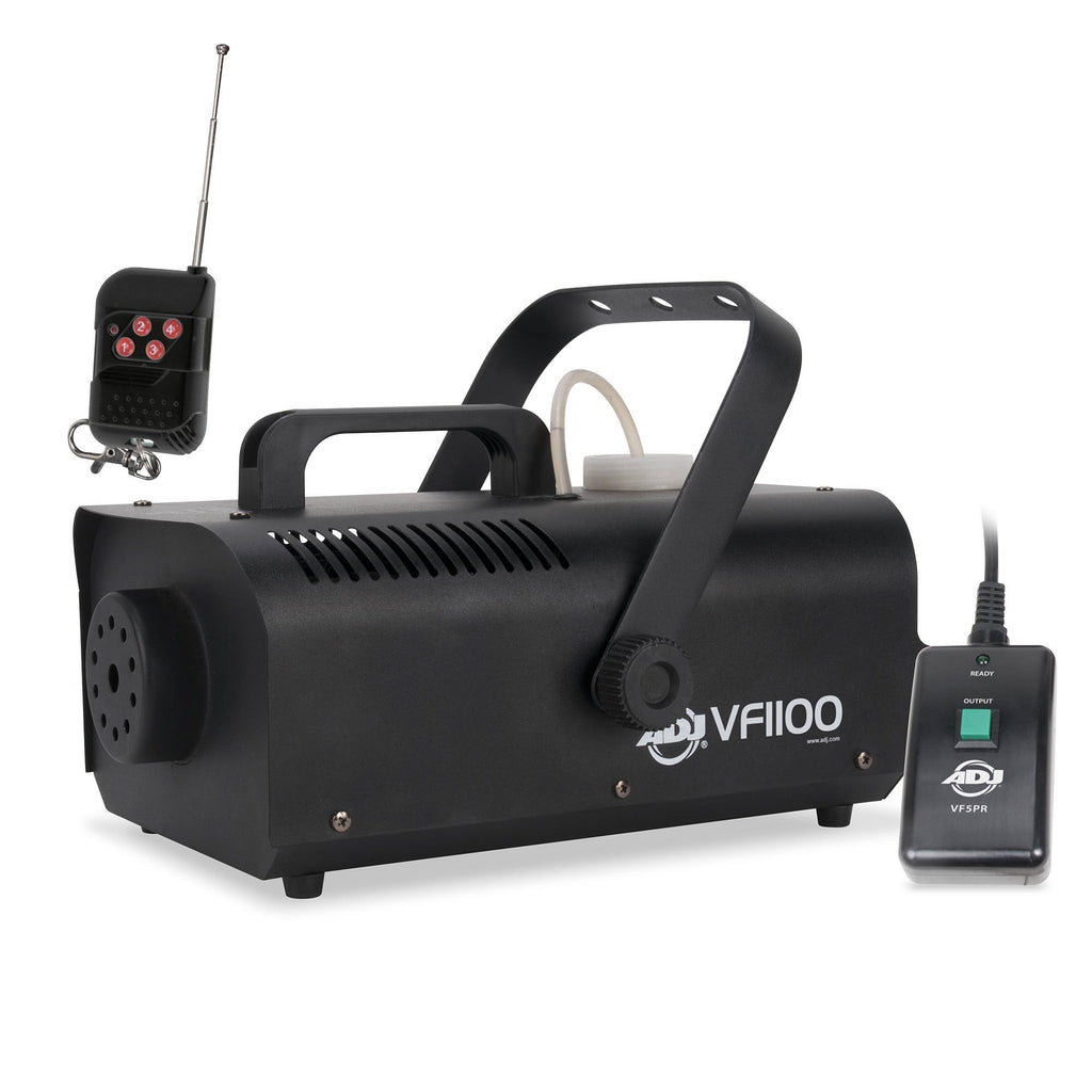 Black 1000 W Mobile Fog Machine with Wireless Remote Control O177