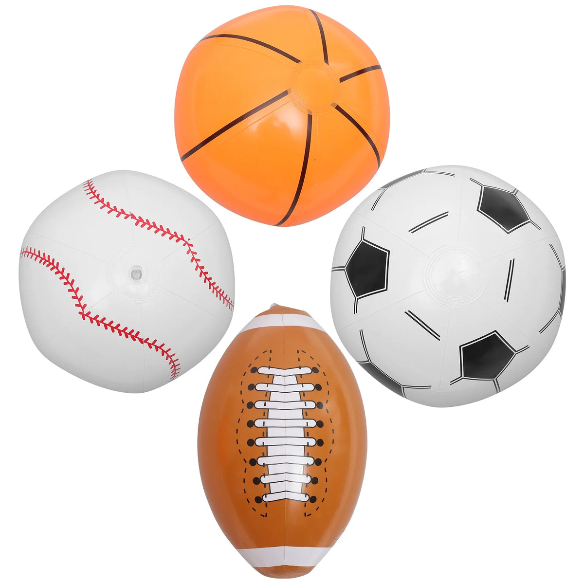 12 Pcs Inflatable Beach Ball Pvc C348969