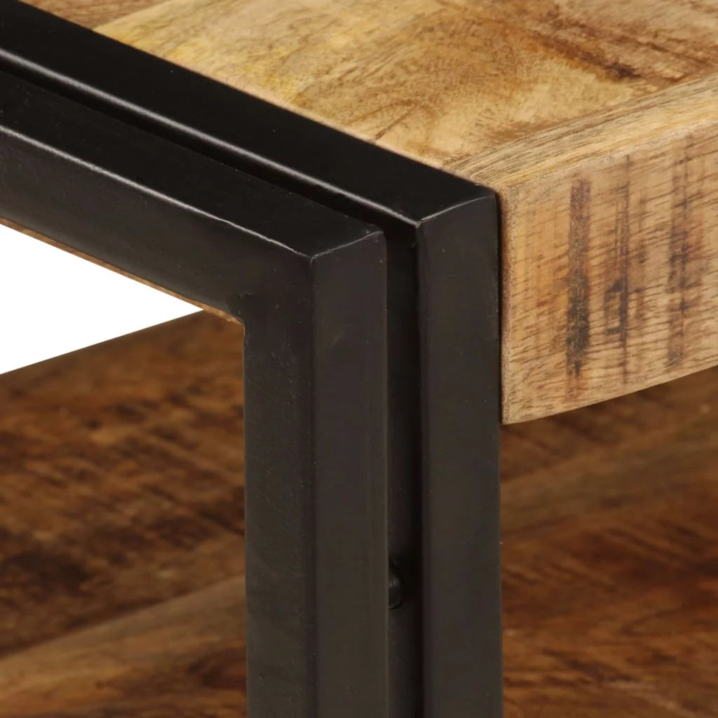 TV Cabinet with 2 Drawers Solid Mango Wood Z2370