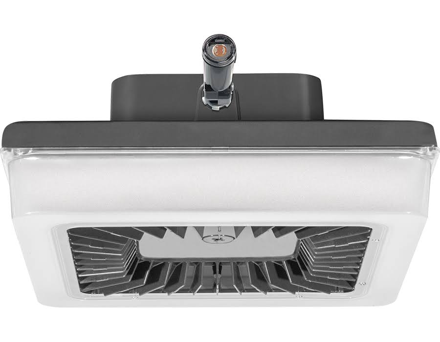 14 inch 42W Neutral LED 277V Swivel Photocell Polycarbonate Lens Bronze Ceiling Light Z87991