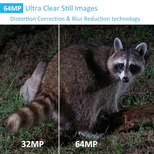 4K 64MP Trail Camera with Night Vision Z9884