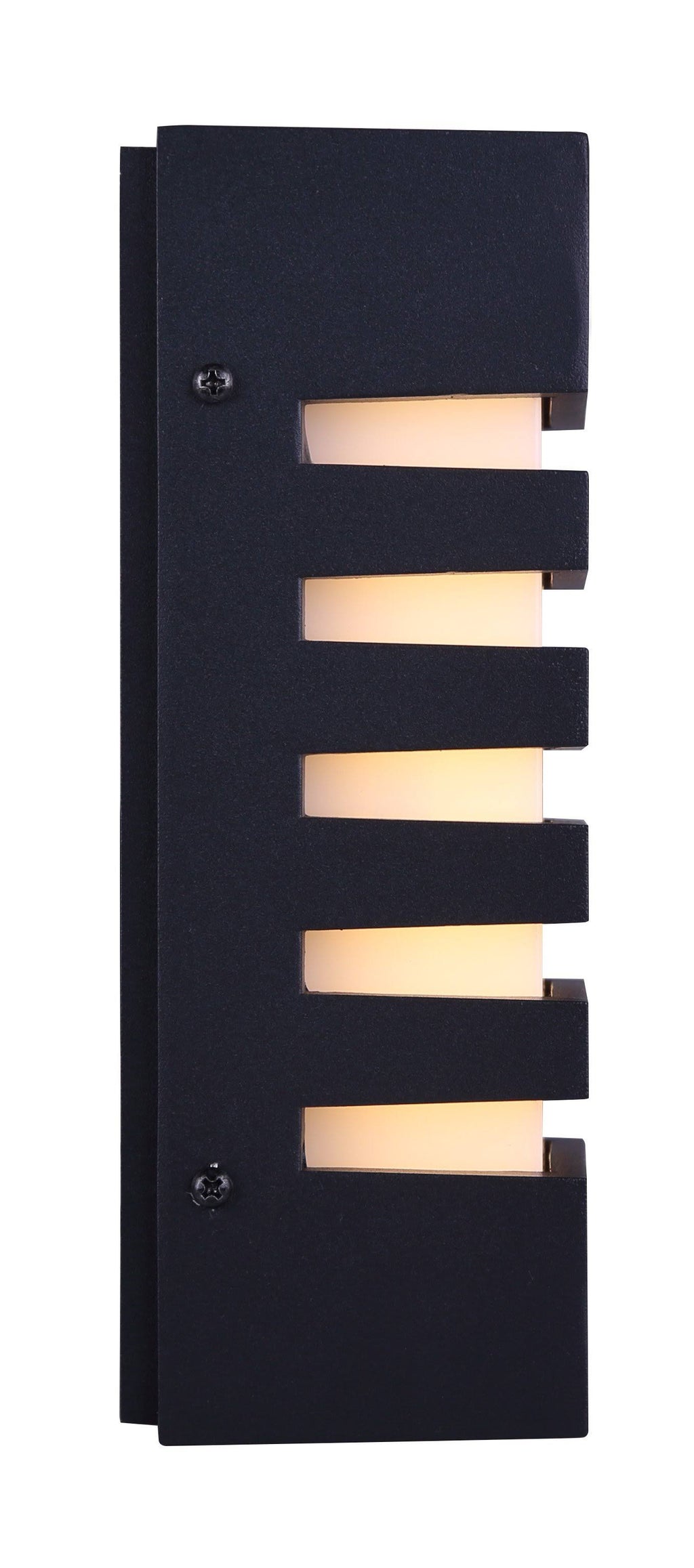 Black LED Outdoor Wall Light L594