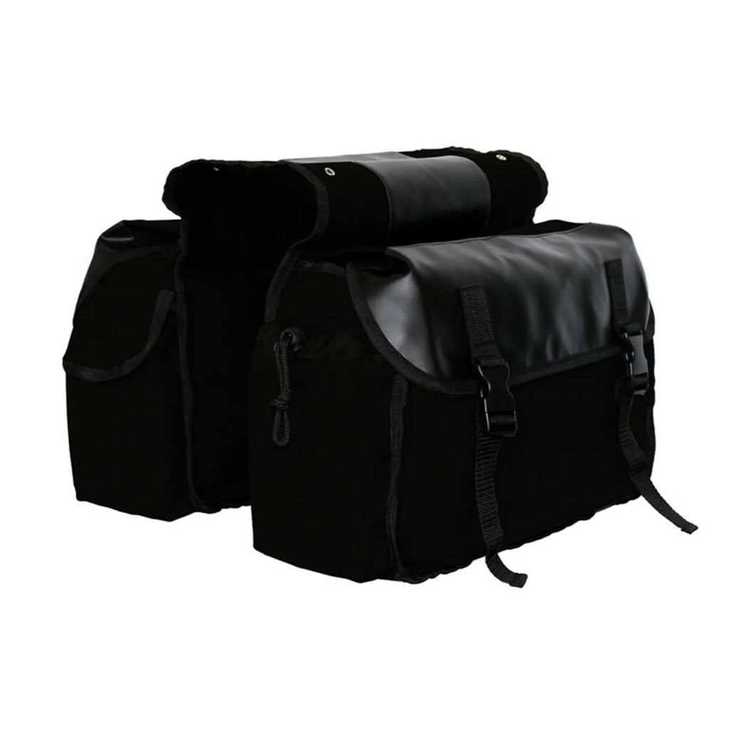 Canvas Waterproof Motorbike Saddle Bag V1612