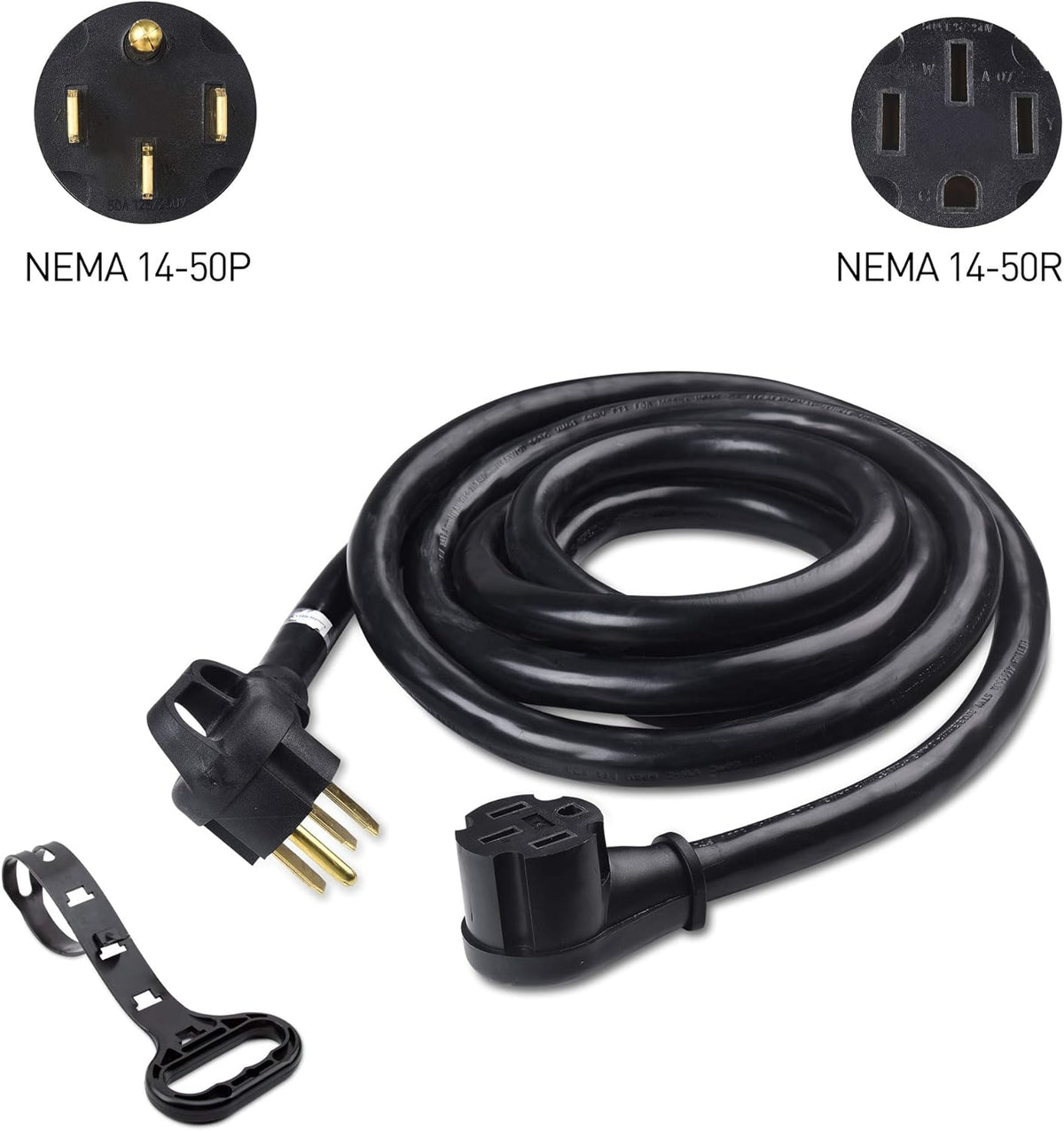 50 AMP RV Extension Cord 15 ft with Carry Strap R6366