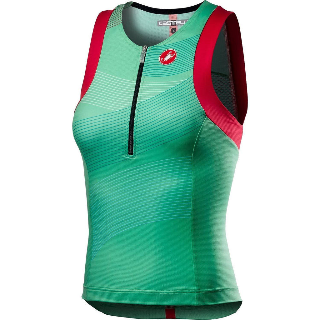 Jade Green Tri Singlet Z25392