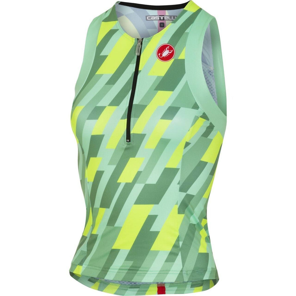 Jade Green Tri Singlet Z25392