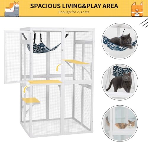 Black Wooden Cat Enclosure E11149