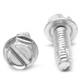 #12-24 x 1 1/2 Coarse Thread Slotted Hex Washer Head Screw L82189