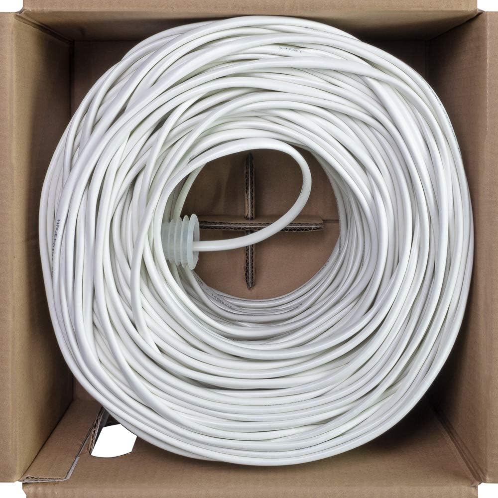 250ft 14/4 AWG 4 Conductor White Speaker Cable G256873
