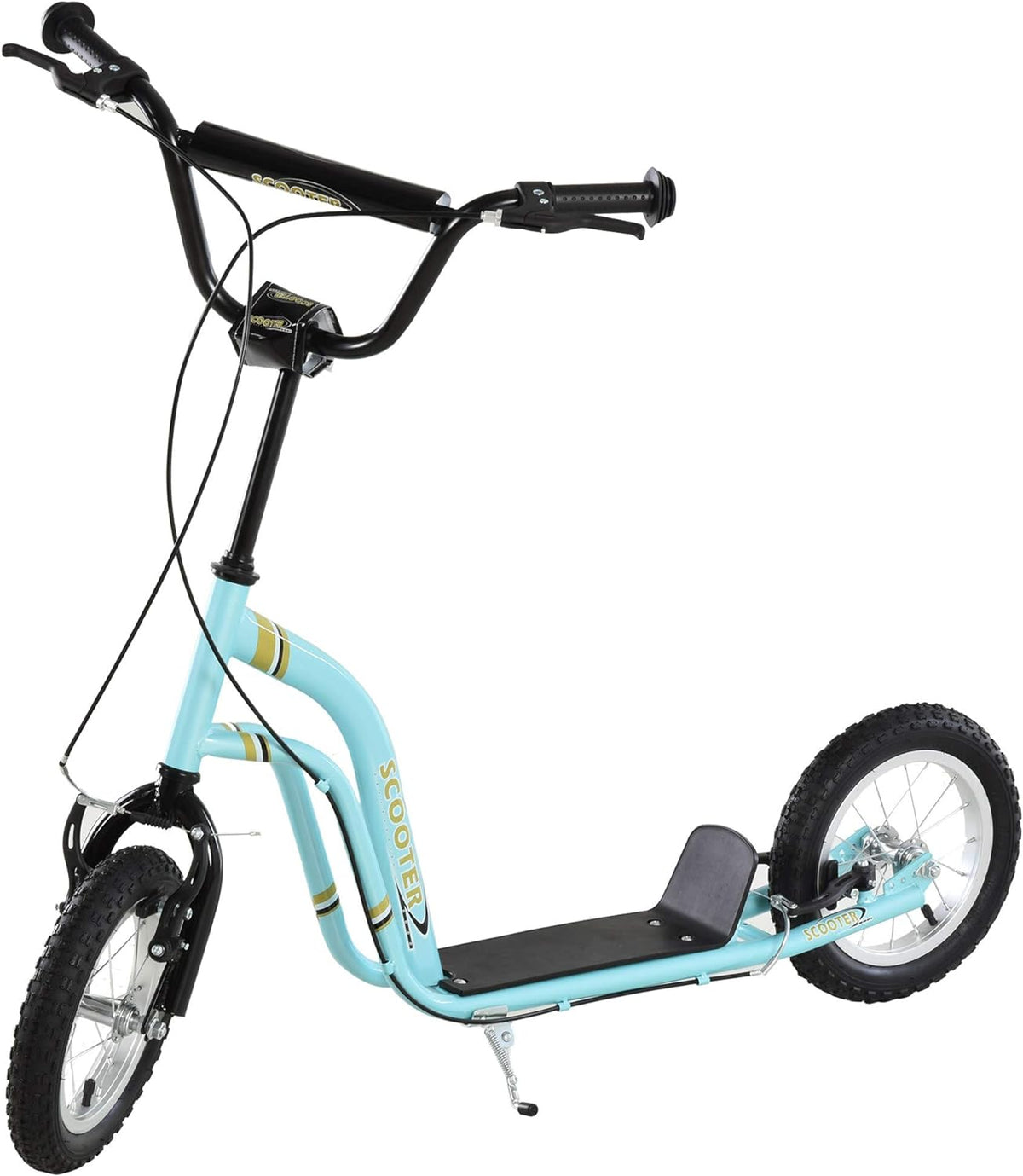 White 12-Inch Youth Scooter with Dual Brakes T911874