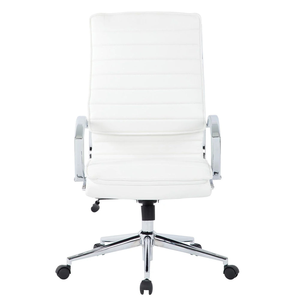 White Faux Leather High Back Manager's Chair G949817