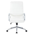 White Faux Leather High Back Manager's Chair G949817